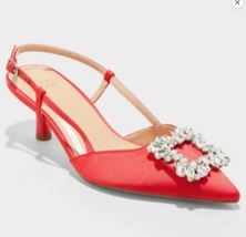 Donna Annette Raso Slingback Tacchi Con Memoria Schiuma Suola - A New Da... - $278.62 MXN