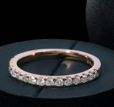 14K Rose Gold 0.48ct TDW Diamond Wedding Band - £392.89 GBP