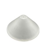 Vintage 10 3/8 D. Frosted Ribbed replacement  Lamp Shade Globe - $34.63