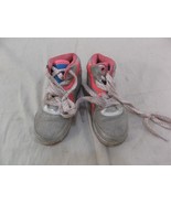 PASTRY SILVER PINK &amp; BLUE TRIM w/SEQUINS &amp; RHINESTONES GIRLS sz11 HIGH T... - £18.09 GBP