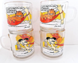 4X  Vintage Garfields McDonalds Cups Mugs 1978 Jim Davis Collectible - $19.79