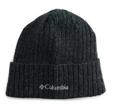 Mens Hat Columbia Beanie Gray Crackling Logs Winter Cap-size OSFM - £11.63 GBP