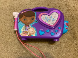 Doc McStuffins Rockin&#39; Doc Sing Along Boombox Tested Working Microphone - £22.00 GBP