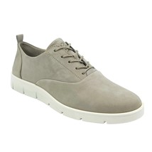 Ecco Women Lace Up Casual Sneakers Bella Size US 6 EU 37 Grey Suede - £61.54 GBP