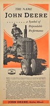 WWII-1944 Vintage Print Ad-JOHN DEERE-Moline Illinois-2-Cylinder Tractor... - $22.93 CAD