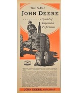 WWII-1944 Vintage Print Ad-JOHN DEERE-Moline Illinois-2-Cylinder Tractor... - $22.80 CAD