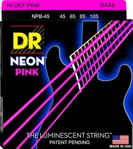 Dr Strings Hi-Def Neon Bass Guitar Strings (Npb-45) - £32.42 GBP