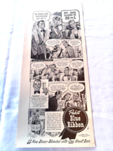 1942 Ad Pabst Blue Ribbon Beer at a Class Reunion - $9.99