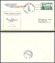 1959 NEW YORK First Jet Flight Cover - Idlewild Airport to Brussels, Bel... - £2.35 GBP