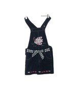 1 Pc Girls Fish Theme Blue Denim Bib Overall Dress Jumpsuit Size 6x - £19.53 GBP