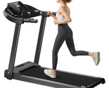 Home Folding Treadmill With Pulse Sensor, 2.5 Hp Quiet Brushless, 7.5 Mp... - $424.99