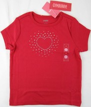 NWT Gymboree Girl&#39;s Red Rhinestone Valentine&#39;s Day Top, Full of Heart, 5 - £9.59 GBP