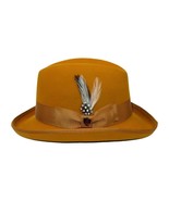 Men Bruno Capelo Dress Formal Hat Australian Wool Homburg Godfather GF11... - $126.69 CAD