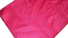 Simtex Solid Hot Pink Vintage Formal Woven Stripe Fabric Tablecloth 72&quot; ... - £19.95 GBP