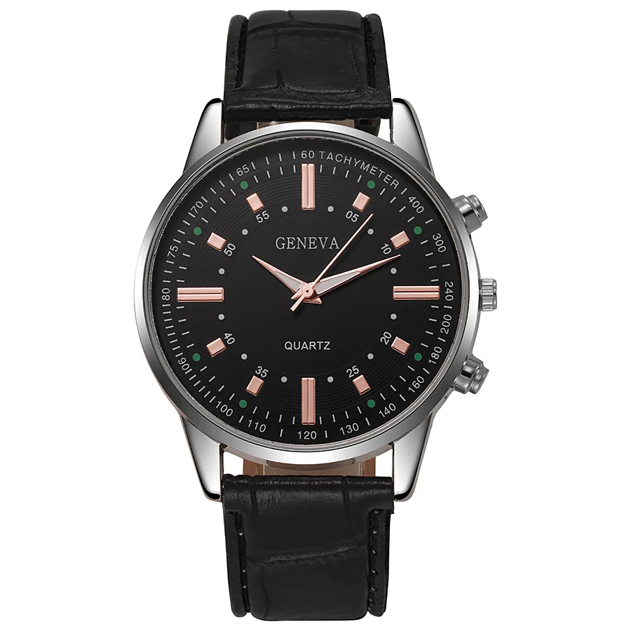 Fashion Men  Business Wristwatch  Leather Men Casual Clock Gift Man  Watch montr - £41.61 GBP