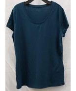 No Boundaries Junior&#39;s Crewneck Tee with Short Sleeves, Gem Slate Size X... - $22.21 CAD