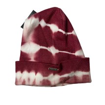 Steve Madden Tie-Dyed Beanie in Dark Wine Color Tie Dye One Size New With Tag - £10.64 GBP