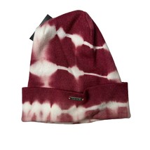 Steve Madden Tie-Dyed Beanie in Dark Wine Color Tie Dye One Size New Wit... - £10.32 GBP