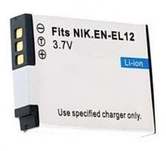 1200mAh Battery for Nikon EN-EL12 ENEL12 25780 AW100 P300 S1200PJ S8200 S9100 - £11.43 GBP