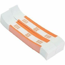 Self Sealing Currency Straps, Money Bands, $50 Orange 1000 Pack - £11.21 GBP