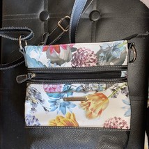 Stone Mountain Leather Floral Crossbody Shoulder Handbag - £23.79 GBP