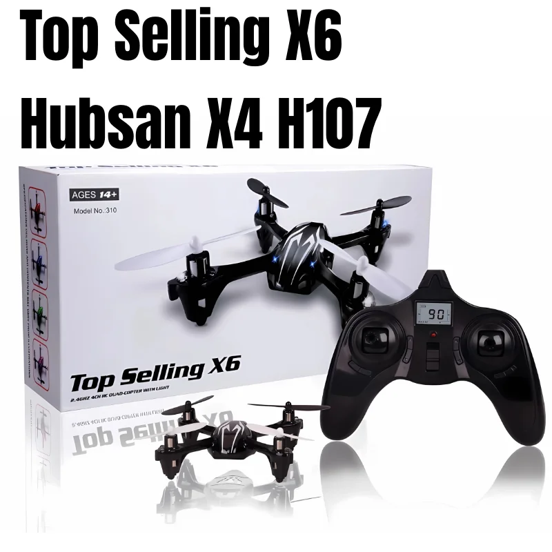 Top Selling X6 Hubsan X4 H107 RC Quadrocopter 2.4 GHZ 4 CH W 6-Axis Gy - £36.46 GBP+