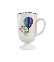 New Orleans 1984 World&#39;s Fair Gold Rim Coffee Tea Cup Mug 10 oz - £10.10 GBP