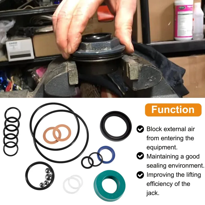 Seal Replacement Kit for 2 Ton Floor Jack - Craftsman Model 328.12160, 21-Piec - £48.43 GBP