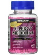 Kirkland Allergy Medicine Diphenhydramine HCI 25mg Mini Tabs Antihistami... - £27.48 GBP