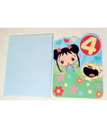American Greetings Kai-lan And Rintoo Birthday Card For A 4 Year Old Blu... - £5.74 GBP