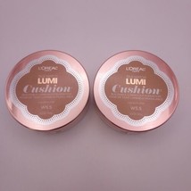 LOT OF 2 L&#39;OREAL True Match Lumi Cushion Foundation W5.5 SUNTAN - $10.88