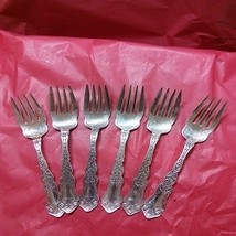 Rogers Alhambra Salad/Dessert Forks 6 - £46.25 GBP