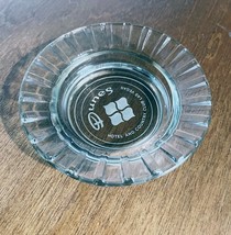 Vintage Clear Glass Ashtray Dunes Hotel and Country Club Las Vegas - $13.50