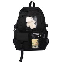 Women Cotton Backpack Men Lovers Travel Mochila College Girl School Bag Femal Co - £38.02 GBP