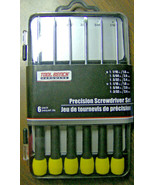Precision 6 Small SCREWDRIVER SET electronic Jewelers 3 slotted + 3 phil... - $31.90 CAD