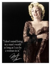 Marilyn Monroe Man&#39;s World Icon Retro Legend Movie Star Metal Tin Sign New - £12.44 GBP