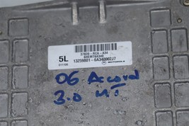 06 Honda Accord v6 MT Ignition & ECU ECM Eng Control Module 37820-RCA-A34 image 2