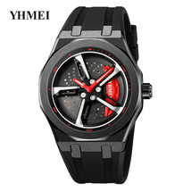 Fashion Watch Men&#39;s Tape Quartz Watch Hollow Surface Design Men&#39;s Watch - £38.61 GBP