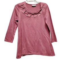 Kim Rogers Size M Pink Blouse - £9.58 GBP