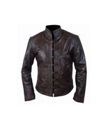 Da Vinci's Demon Men Leather Jacket Cosplay Vintage Biker Café Racer Designer Di - $276.72 CAD