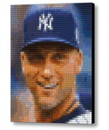 New York Yankees Derek Jeter Lego Framed Mosaic Limited Edition Numbered... - £15.02 GBP