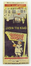 Vintage 1940s Matchbook Cover Toddle House Restaurant Advertisement RARE! - £15.74 GBP