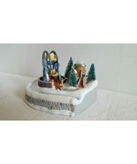 Christmas Mini Carousel and Ferris Wheel Set 8 x 6 inch tall - £19.65 GBP