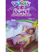 DORA THE EXPLORER AND PONY PINK COMFORTER SHEETS 4PC TODDLER BEDDING SET... - $125.38 CAD