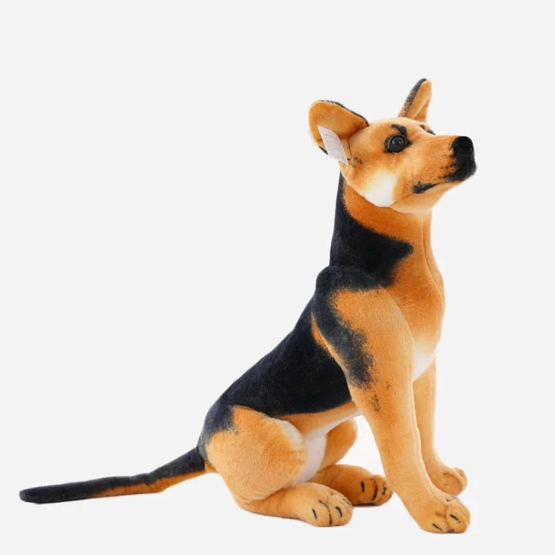30-90cm Giant Dog Toy Realistic Stuffed Animals German Dog Shepherd Plush Toys - £16.48 GBP+