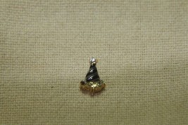 Origami Owl Charm Special Edition (New) Party Hat - Black &amp; Gold W/ Crystals - £11.10 GBP