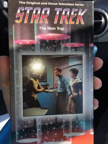 Star Trek Clásico VHS Con Previews-Vol 6 The Man Trap-Collectible Vintage Raro