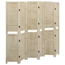 Wooden 3 4 5 6 Panel Room Divider Screen Panels Privacy Wall Partition D... - $116.01+