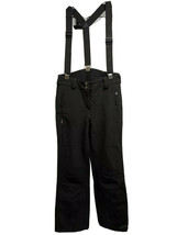 Vintage Killtec Black Waterproof Insulated Ski Snow Pants US 8 Suspender... - £69.89 GBP