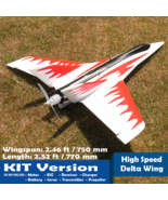 RC Airplane KIT Racing Jet Fighter DIY Model EPO Wingspan Delta Wing Air... - €79,11 EUR